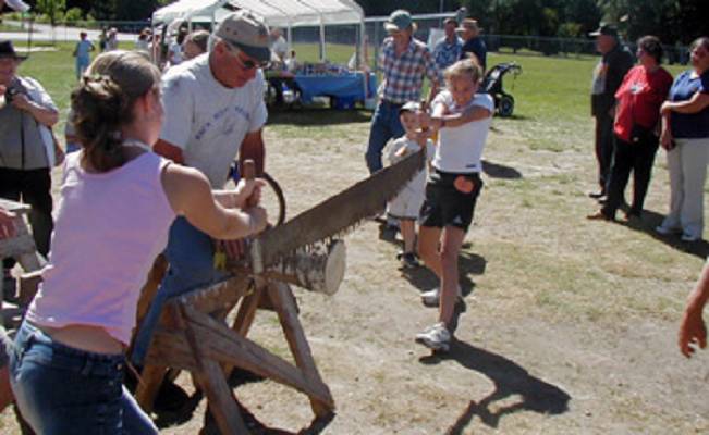 Log Sawing Competition Rosseau Fall Fair Log Sawing Competition Rosseau Fall Fair