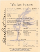 Breakfast (Menu posted October 15, 2023)