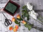 When your flowers arrive in wet foam When your flowers arrive in wet foam