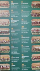 Menu posted March 3, 2025