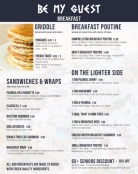 Menu posted March 30, 2022