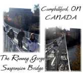 The Ranney Gorge Suspension Bridge in Campbellford The Ranney Gorge Suspension Bridge in Campbellford