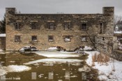 Lindsay Mill Ruins Built in 1869 in the town of Lindsay, they have operated as a flour mill and lumber mill. In 1978 they were destroyed in a fire and the ruins have been incorporated in a public park. Lindsay Mill Ruins Built in 1869 in the town of Lindsay, they have operated as a flour mill and lumber mill. In 1978 they were destroyed in a fire and the ruins have been incorporated in a public park.