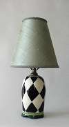 Lamp with Harlequin Motif