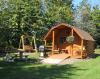 Bunk up in one of our Cozy Camping Cabins
