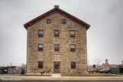 Welland Mill Built in 1846 by Jacob Keefer in present day Thorold, it made use of the 2nd Welland Canal for both shipping and power to operate.