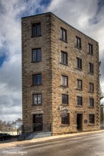 Victoria Woolen Mill Built in 1857 by James Rosamond. It was built on the same site as Almonte’s first woolen mill, the Ramsay Mill which burned in 1852. Victoria Woolen Mill Built in 1857 by James Rosamond. It was built on the same site as Almonte’s first woolen mill, the Ramsay Mill which burned in 1852.